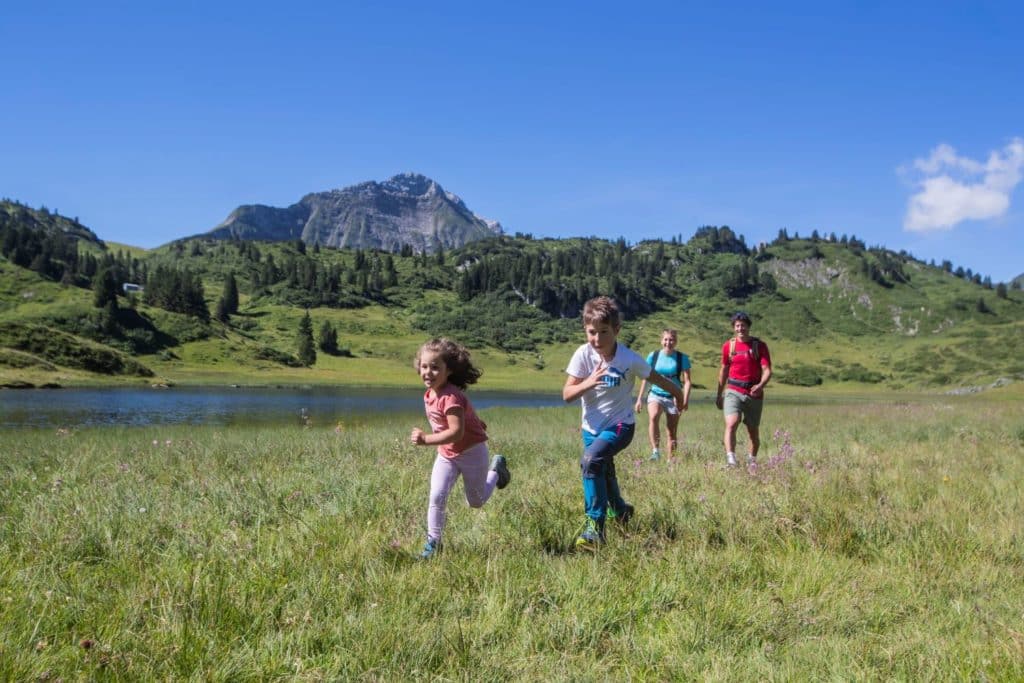Familienurlaub in den Bergen