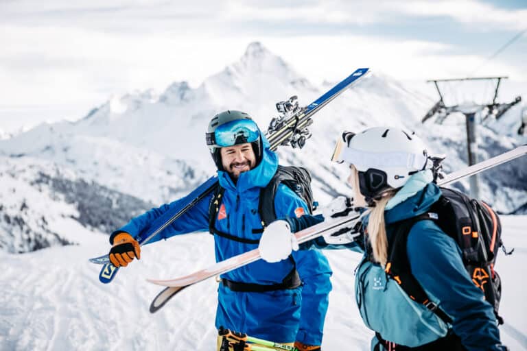 Skifahren im Skigebiet Ski Arlberg