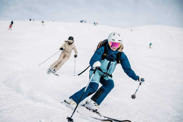 Skifahren im Skigebiet Ski Arlberg
