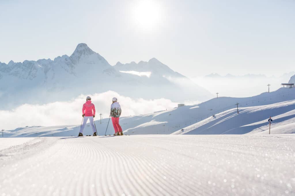 Skifahren im Skigebiet Ski Arlberg
