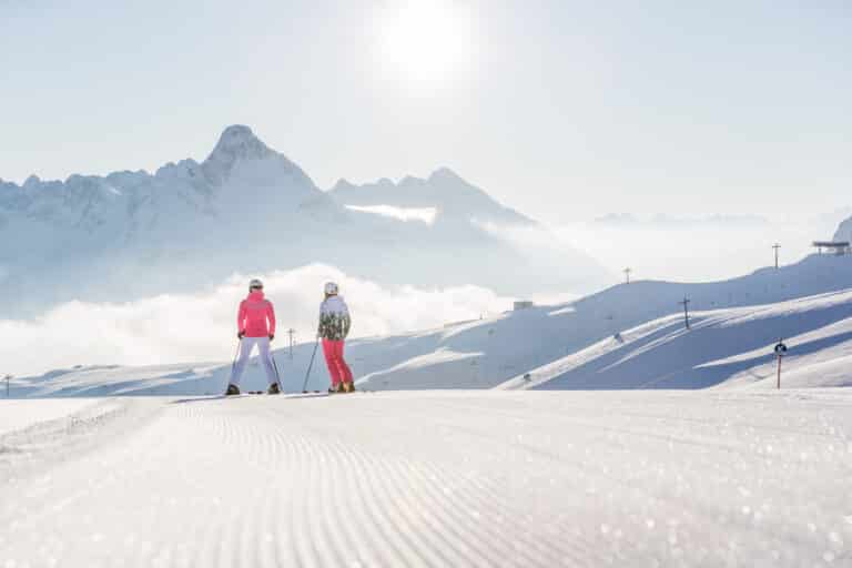 Skifahren im Skigebiet Ski Arlberg