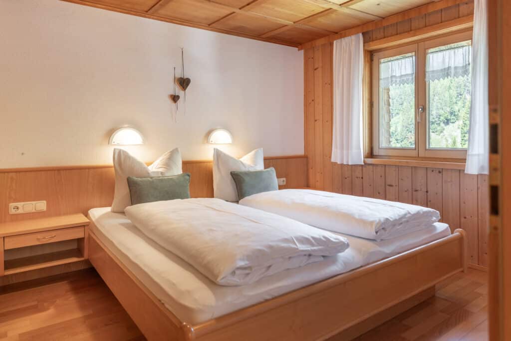 Schlafzimmer im Apartment Bergrößle XL