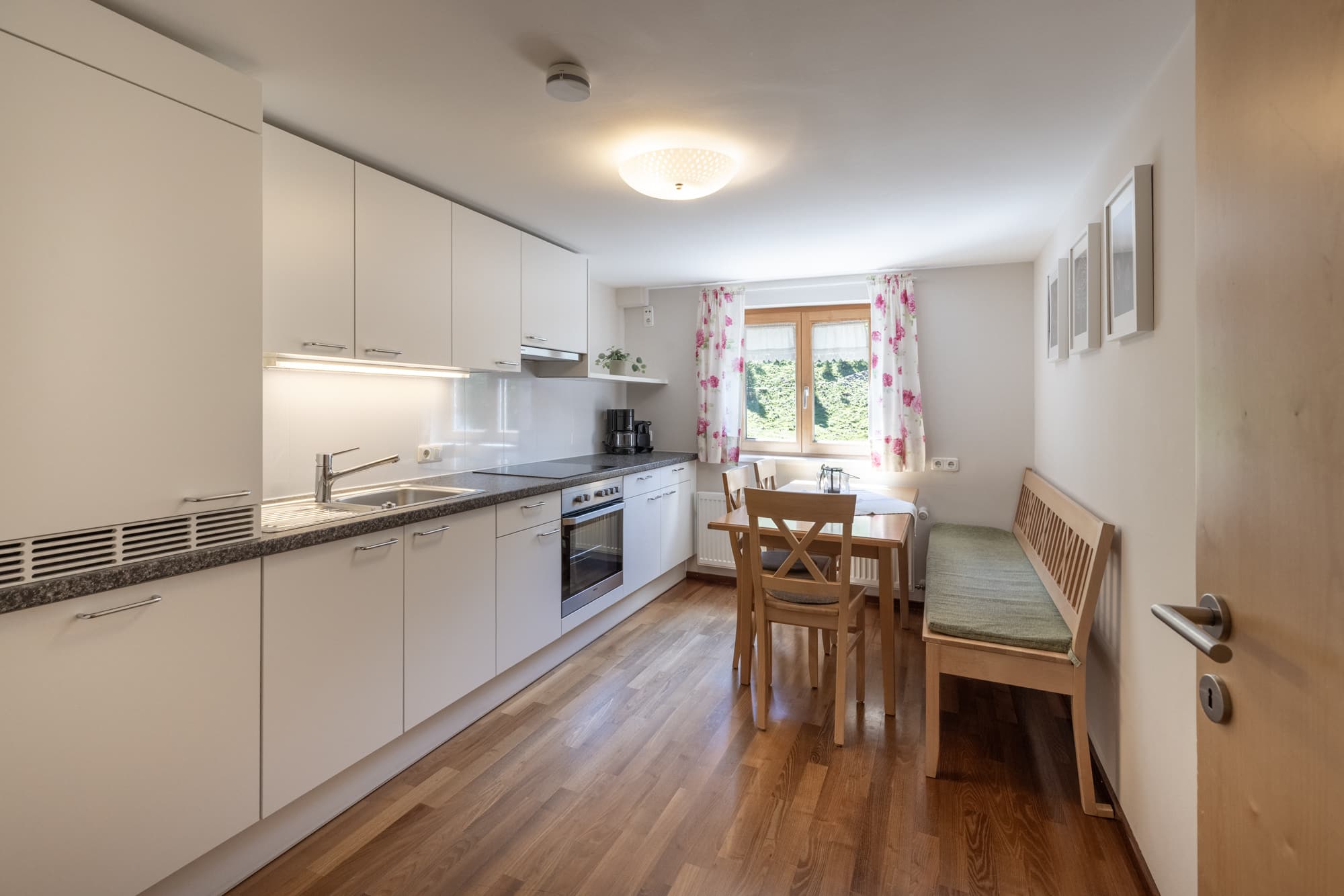 Küche im Apartment Edelweiß