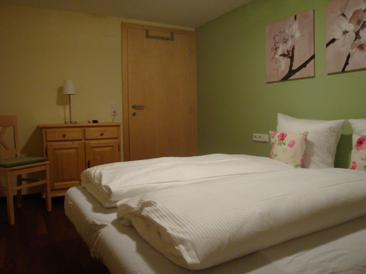 Ausziehbett im Apartment Edelweiß