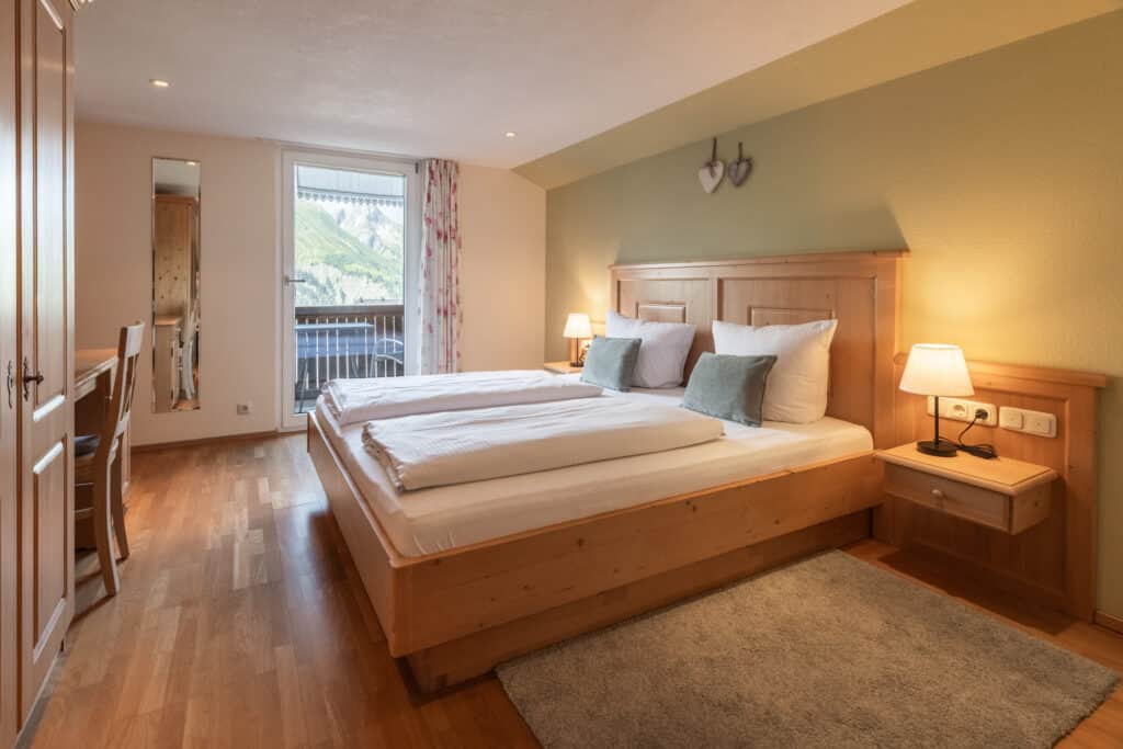 Schlafzimmer im Apartment Panorama